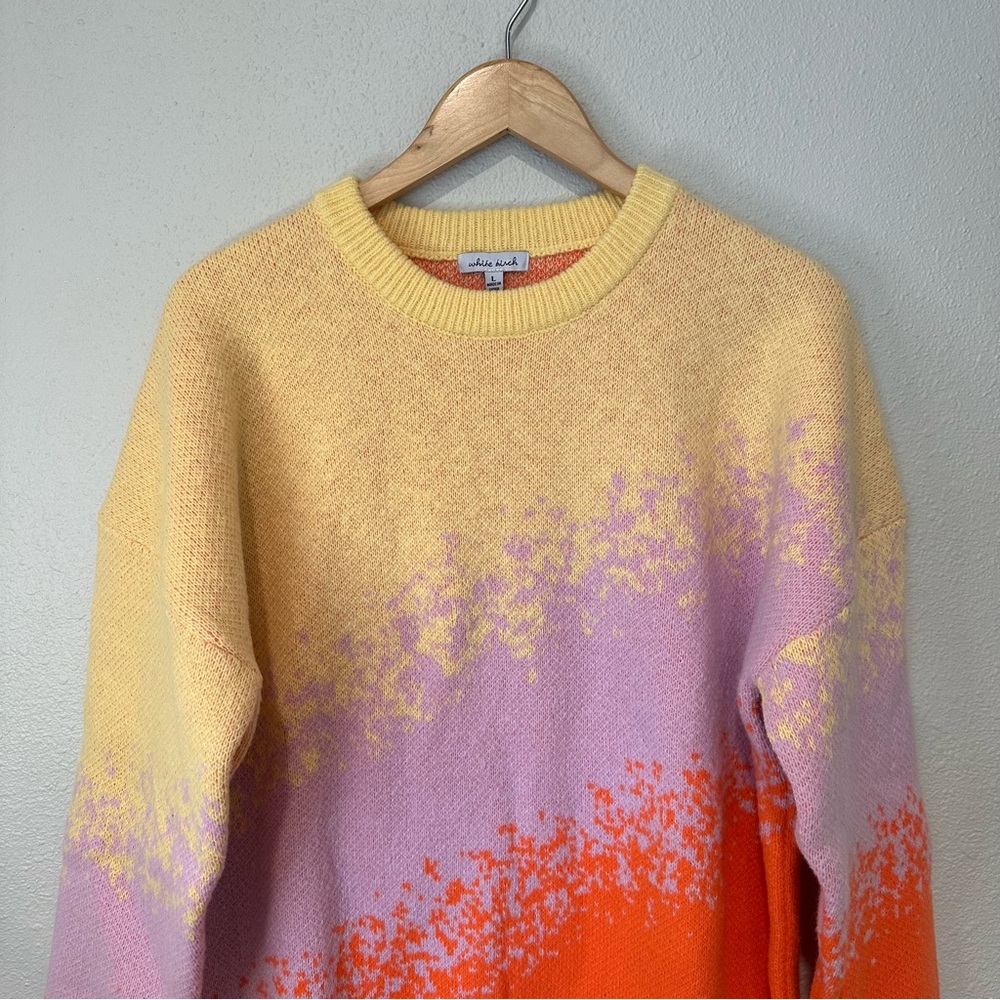White Birch Vibrant Dusk To Dawn Sweater - Picture 4 of 11